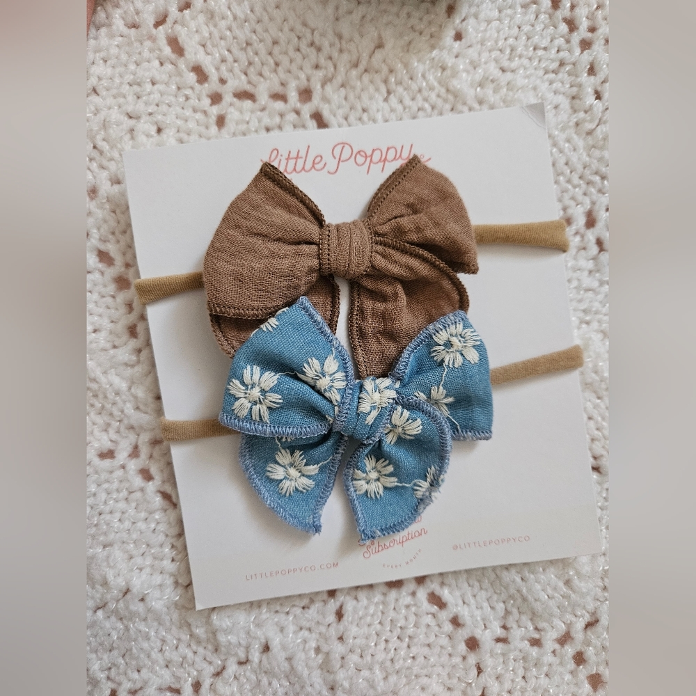 (FREE w 2+ Bundle) Little Poppy Co. Baby bows